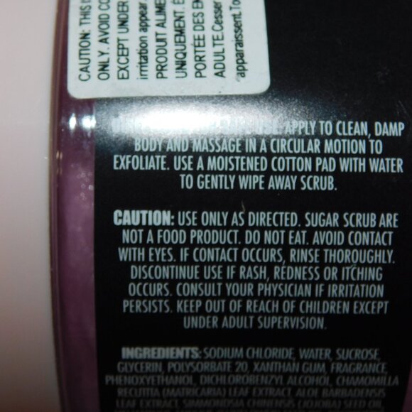 Barbie Cherry Scented Exfoliating Body Sugar Scrub  New Sealed - Picture 4 of 6